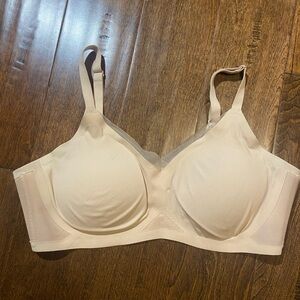 Honeylove Crossover Bra Size XL  Sand Wireless Soft Liftwear